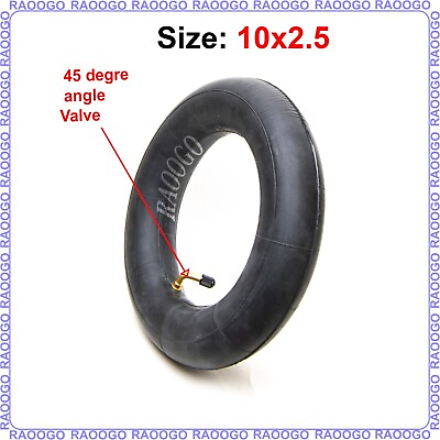 #ad 10x2.5 Inner Tube 45 Degre Valve fit 10x2.125 amp; 10x2 amp; 10x3 Tire Eletric Scooter $9.99