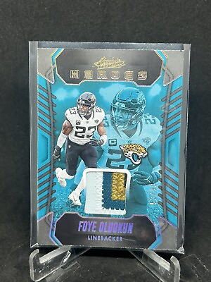 #ad 2023 Panini Absolute #AH 6 Foye Oluokun Absolute Heroes Gold Patch # 99 4 Colors $6.73
