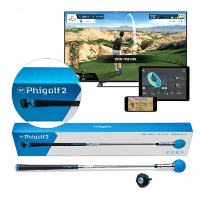 #ad Phigolf 2 Home Smart Screen Golf Simulator Swing Trainer WGT E6 PHG 200 $229.09