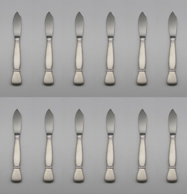 #ad Oneida Stainless SATIN NEXUS Butter Cheese Knives Set of Twelve * USA Made $19.99