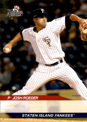 #ad 2016 Staten Island Yankees Choice #14 Josh Roeder Plano Texas TX Baseball Card $12.99