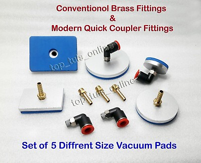 #ad 5x Valve Seat Vacuum Tester PADS Kit 5x Quick Couple 5x Brass Fittings $64.99