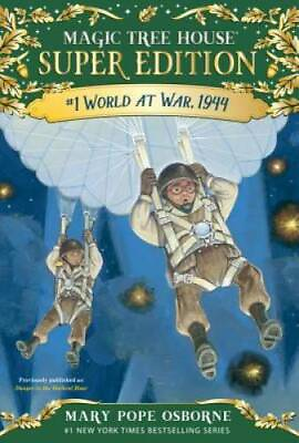 #ad World at War 1944 Magic Tree House R Super Edition Paperback ACCEPTABLE $3.97