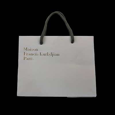 Authentic Maison Francis Kurkdjian Paris Gift Paper Shopping Bag 8”x10.5”x4” $19.98