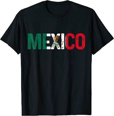 #ad Mexico Mexican Flag Vintage Pride Country Classic Unisex T Shirt $19.99