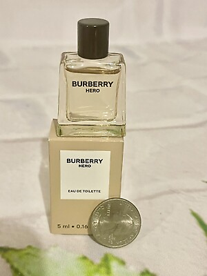 Burberry Hero EDT by BURBERRY for MEN MINI TRAVEL SIZE 5 ml 100%AUTHENTIC NIB $19.69