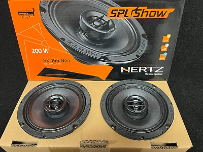 #ad Hertz SPL SHOW SX 165 NEO 6.5quot; 2 Way Car Audio Speaker Pair Fits Harley Bagger $349.99