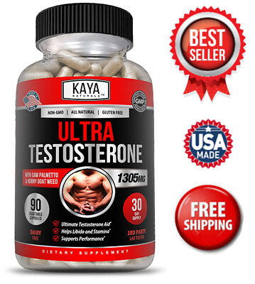 #ad Natural Testosterone Booster Increase Energy Improve Muscle Strength amp; Growth $9.98