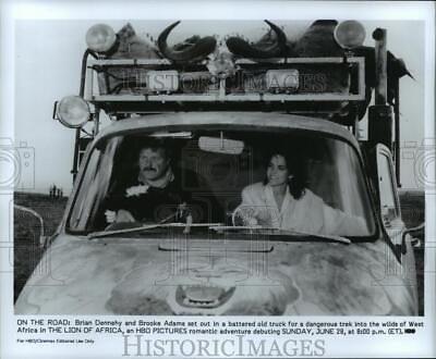 #ad 1987 Press Photo Brian Dennehy and Brooke Adams in The Lion of Africa. $19.99