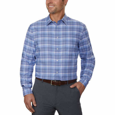Tommy Hilfiger Men’s All Season Stretch Dress Shirt Regular Fit Wrinkle Free $19.99