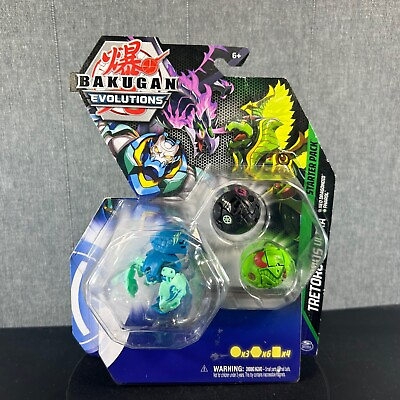 #ad Bakugan Evolutions Starter Pack Tretorous Ultra Neo Dragonoid Pharol Spin Master $9.00