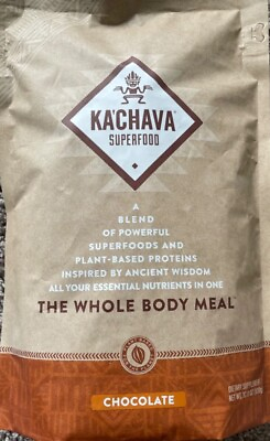 #ad KACHAVA Superfood Plant Based Protein Whole Body Meal Chocolate 32.8 05 31 24 $35.00
