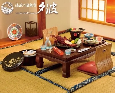 #ad Japanese Miniture Seaside Hotel Yunami Japanese hot springs hotel sunset $69.00