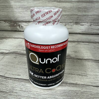 #ad Qunol Ultra CoQ10 100mg Clinical Strength 4 Month Supply 120 Sofgel EXP: 07 2025 $23.99