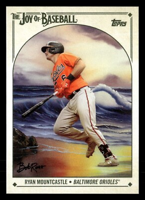 #ad Ryan Mountcastle 2023 Topps X Bob Ross Joy of Baseball Baltimore Orioles #74 $2.00