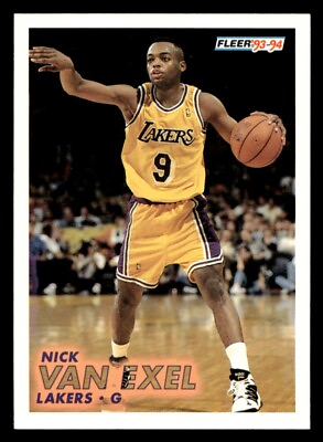 #ad 1993 Fleer Nick Van Exel #316 Los Angeles Lakers $0.99