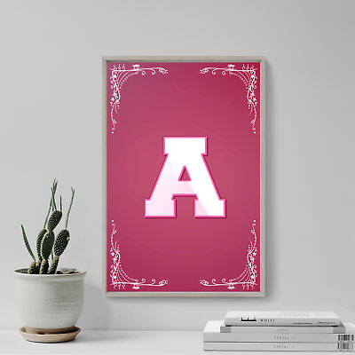 #ad The Letter A Photo Print Poster Art Gift Initial Capital Nursery Idea Large $129.50
