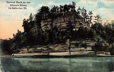 #ad Postcard Starved Rock La Salle County Illinois $4.75