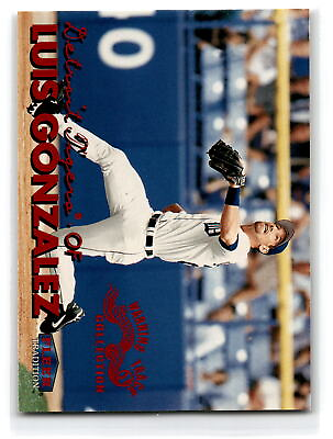 #ad 1999 Fleer Tradition #156W Luis Gonzalez Warning Track Collection $1.00