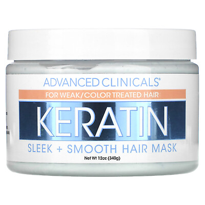 #ad Keratin Sleek Smooth Hair Mask 12 oz 340 g $13.99