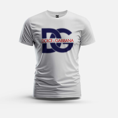 #ad Dolce amp; Gabbana Portofino Bicolor Logo Mens Shirt Unisex Size USA $30.00