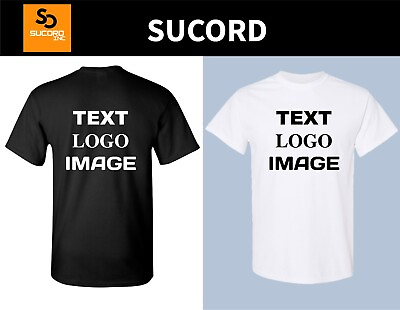 #ad Custom T Shirt Add your own logo or Text Gildan 5000 $17.90