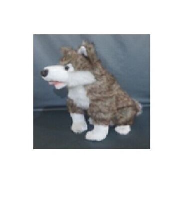 #ad Adorable Husky: 16quot; Brown and White Sitting Husky Dog M Soft Toy for Children $62.44