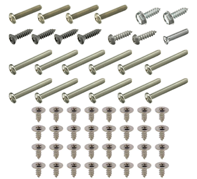 #ad 58 Piece Exterior Screw Set For 1967 Pontiac GTO LeMans Tempest With Wheel Well $39.98