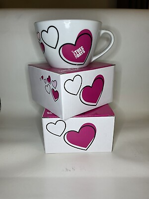 #ad juego de tazas Tea Mug Love Cup 2 Tmobile Tuesday $10.99