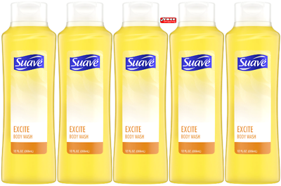 #ad Suave Excite Body Wash 12 oz Pack of 5 bottles $25.95