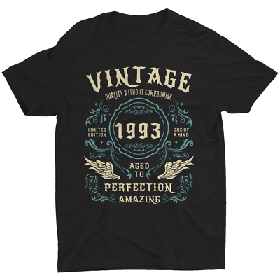 #ad 31th Year Old Birthday Gift Vintage 1993 T Shirt For Men Women Girl Boy Shirt $15.99