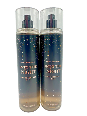 #ad Bath amp; Body Works LOT 2 Into The Night Fine Fragrance Perfume Spray Mist 8 oz $18.99