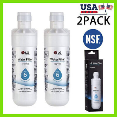 #ad New 2xReplacement Refrigerator Refresh Ice Water Filter LG LT1000P ADQ747935 $17.99