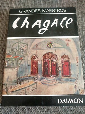 1967 Jean Cassou Chagall Color Art Designs Classic Bbiography Spanish Gift $12.90