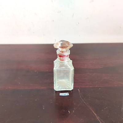 #ad 1930s Vintage Old Clear Glass Perfume Bottle Decorative Collectible Props G629 $67.00