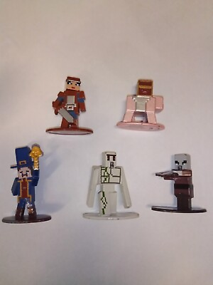 #ad Jada Toys Metal Minecraft Small Figurines $12.99
