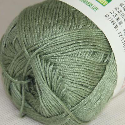 #ad Sale New 1 Skein x 50g Soft Bamboo Cotton Baby Hand Knit Shawls Crochet Yarn 14 $4.49