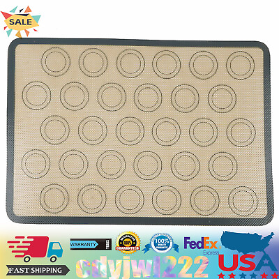 #ad Silicone Baking Mat Nonstick Heat Resistant Oven Mats Toaster Liner Sheet USA $3.35