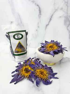 #ad Whole Blue Lotus Flower Nymphaea Caerulea Hand Picked Natural Organic Herbal Tea $95.97