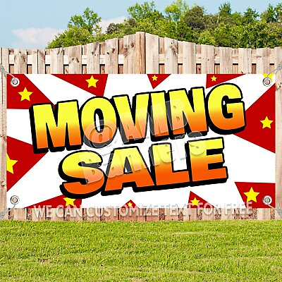 #ad MOVING SALE Advertising Vinyl Banner Flag Sign Many Sizes $147.47