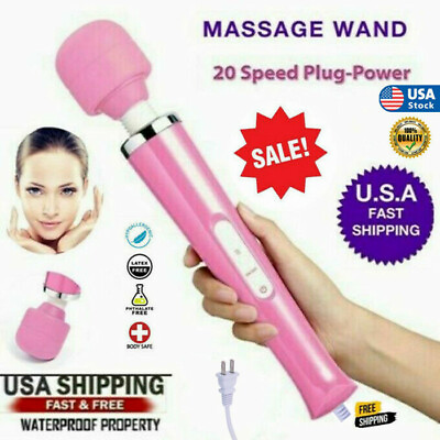 Handheld Massager Wand Electric Vibrating Magic Massage Full Body Gift for Women $17.85