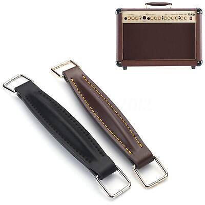 #ad Guitar Leather Handle With Fitting For Marshall Amp AS50D AS100D Black Coffee S $19.56