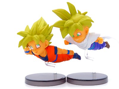 #ad Dragonball Figure 2020 SS Goku amp; Gohan Lot Banpresto World Collectable WCF $14.99