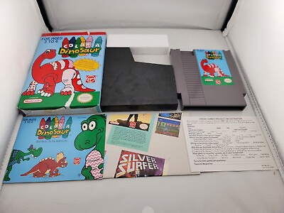 #ad Color a Dinosaur for NES Nintendo Complete In Box Great Shape CIB $949.99
