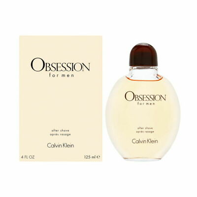 #ad Obsession by Calvin Klein for Men 4.0 oz After Shave Splash NIB 100% AUTHENTIC $28.49