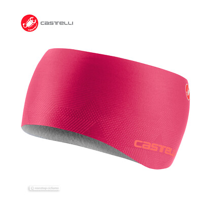 #ad NEW Castelli PRO THERMAL W Winter Cycling Head Band : BRILLIANT PINK $19.99
