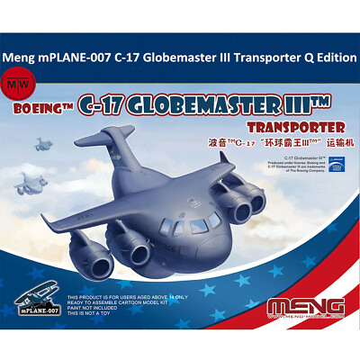 #ad Meng mPLANE 007 C 17 Globemaster III TM Transporter Q Edition Assembly Model Kit $26.00