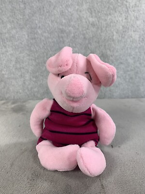 #ad Disney Store Winnie the Pooh Piglet Plush Small Toy Stuffed Animal Doll $9.98
