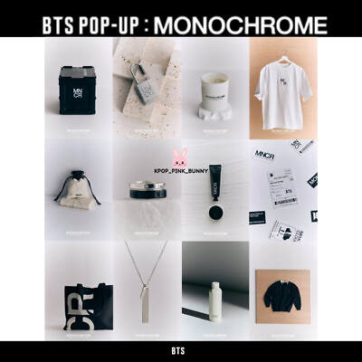 #ad PRE ORDER BTS 2024 POP UP MONOCHROME OFFICIAL MD PHOTOCARD T SHIRTS $10.50