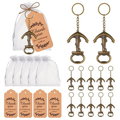 #ad 50pcs Anchor Keychain Bottle Opener Wedding Party Gift Decoration Perfect fo... $58.94